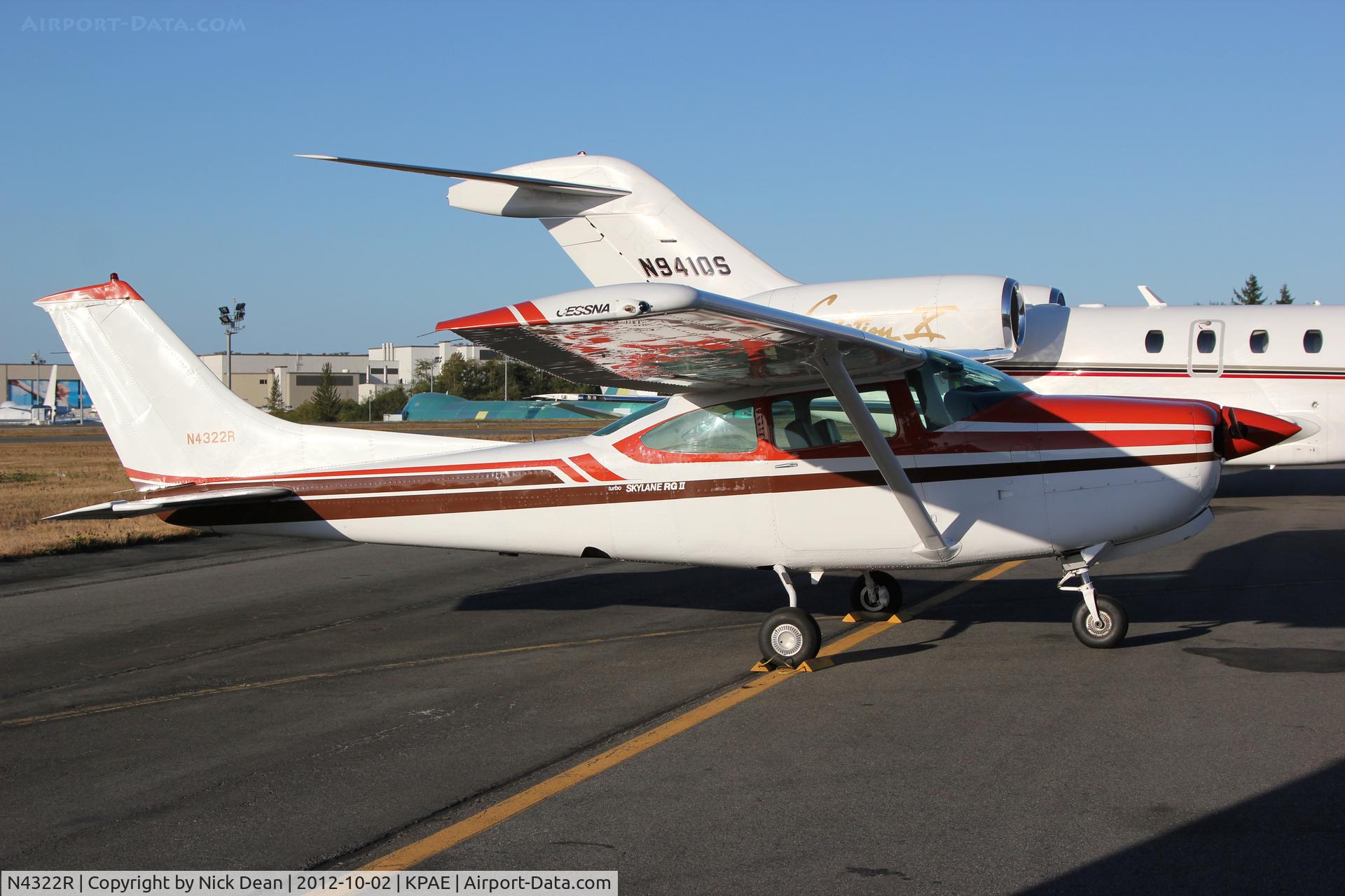 N4322R, 1978 Cessna TR182 Turbo Skylane RG C/N R18200590, KPAE/PAE