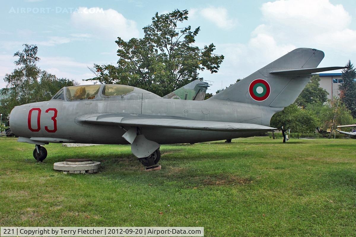 03, Mikoyan-Gurevich MiG-15UTI C/N Not found 03, Exhibited at Military Museum in Sofia