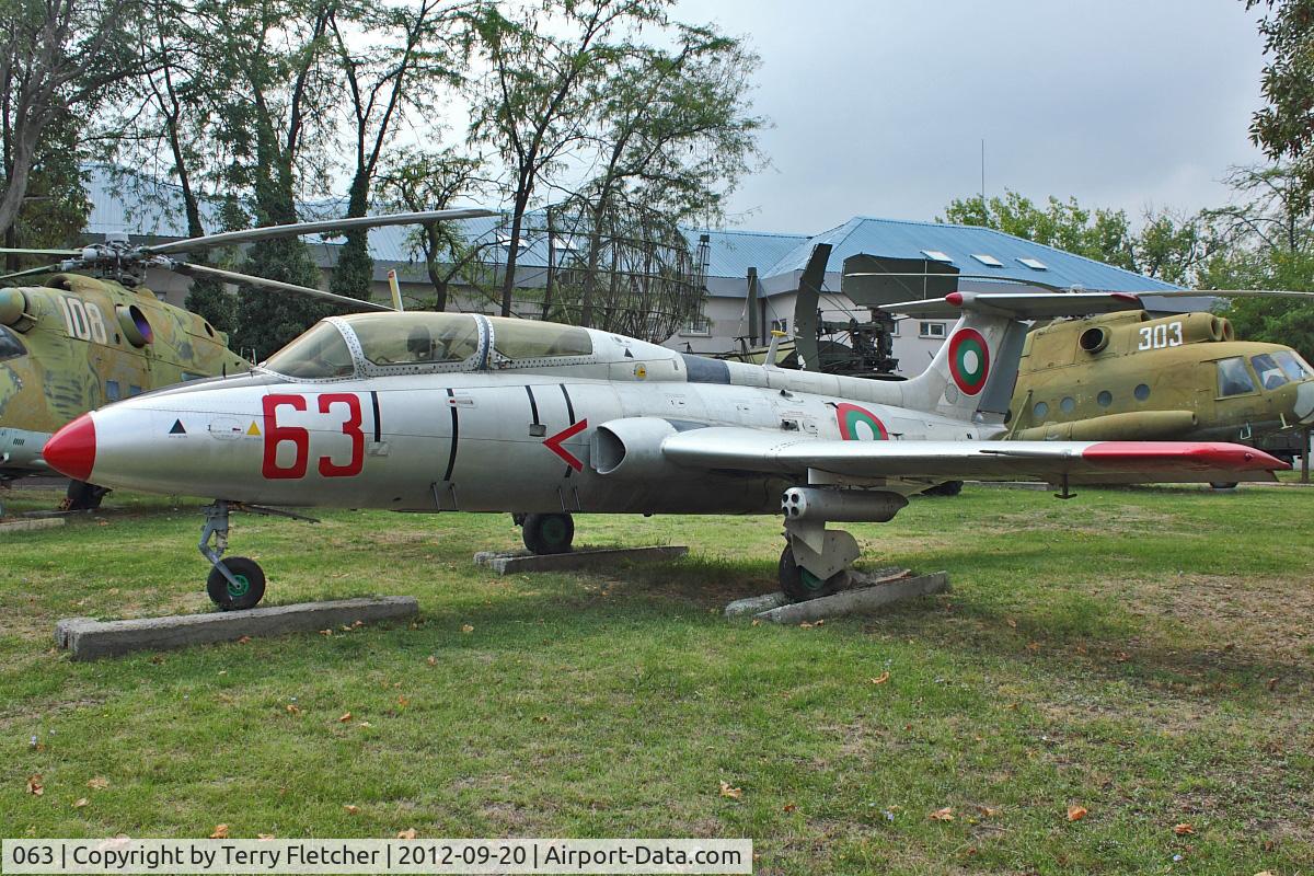 063, Aero L-39 Albatros C/N 892941, Exhibited at Military Museum in Sofia