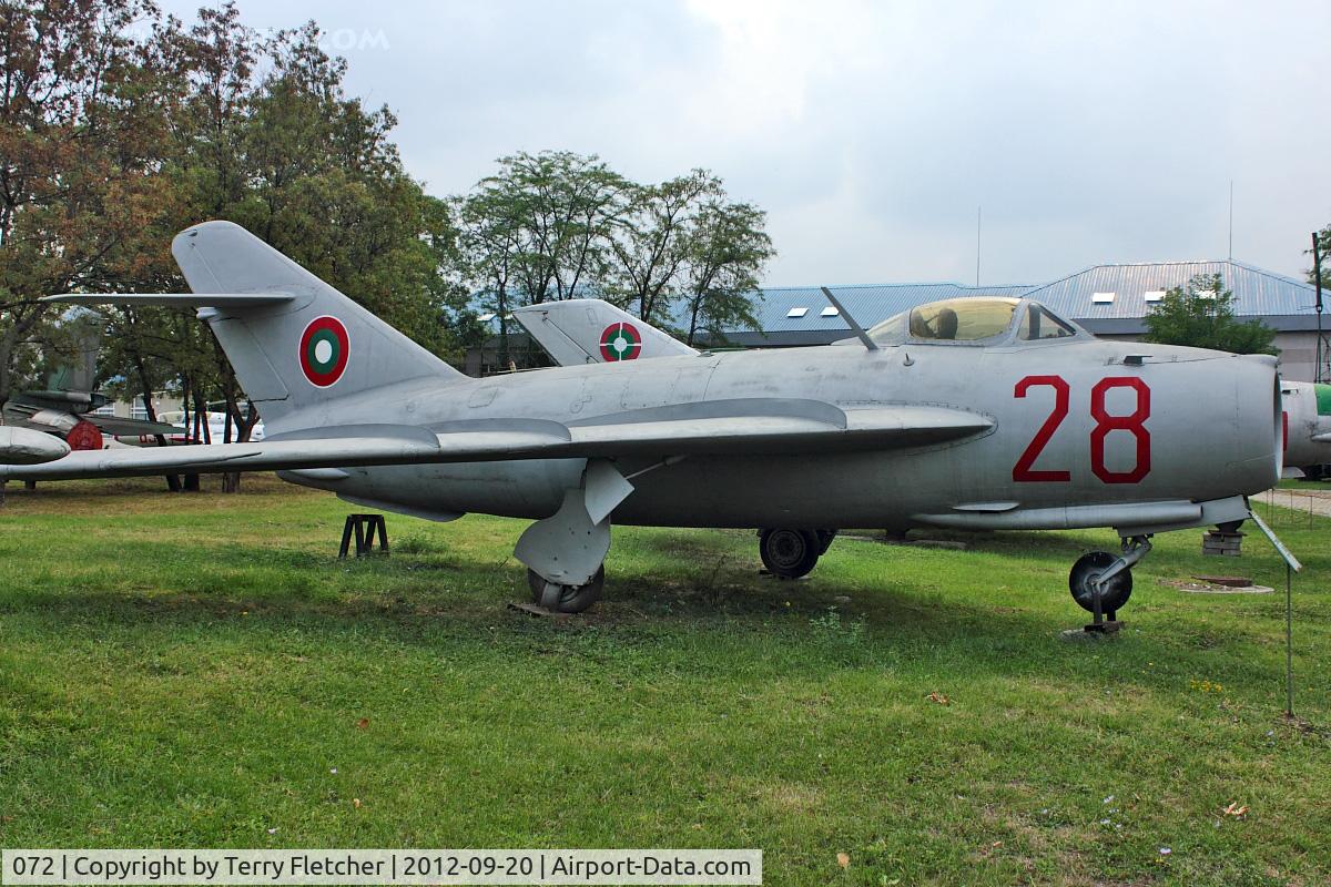 28, Mikoyan-Gurevich MiG-17F C/N Not found 28, Exhibited at Military Museum in Sofia