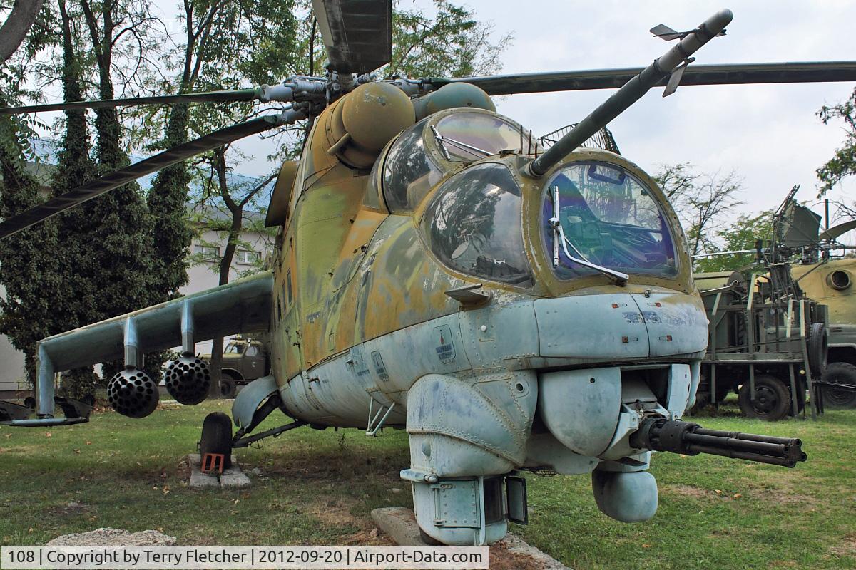 108, Mil Mi-24D Hind D C/N U5089, Exhibited at Military Museum in Sofia