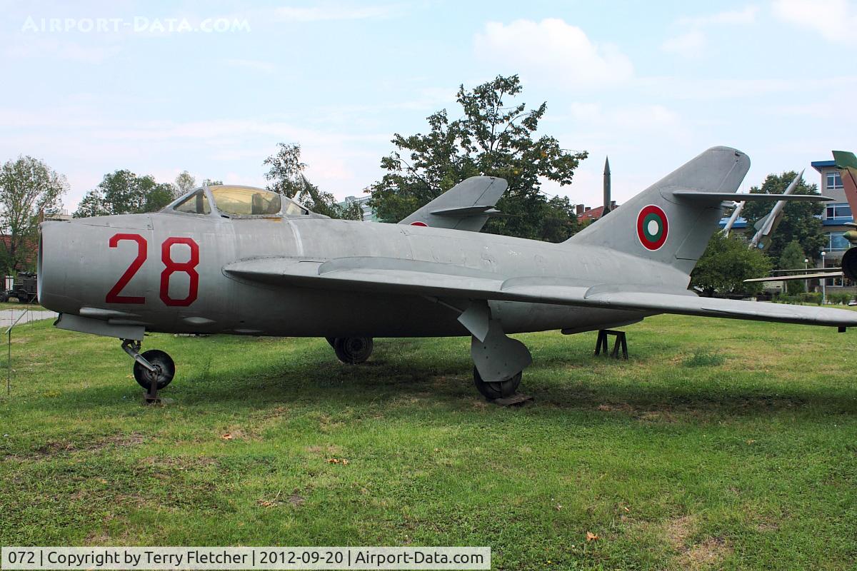 28, Mikoyan-Gurevich MiG-17F C/N Not found 28, Exhibited at Military Museum in Sofia