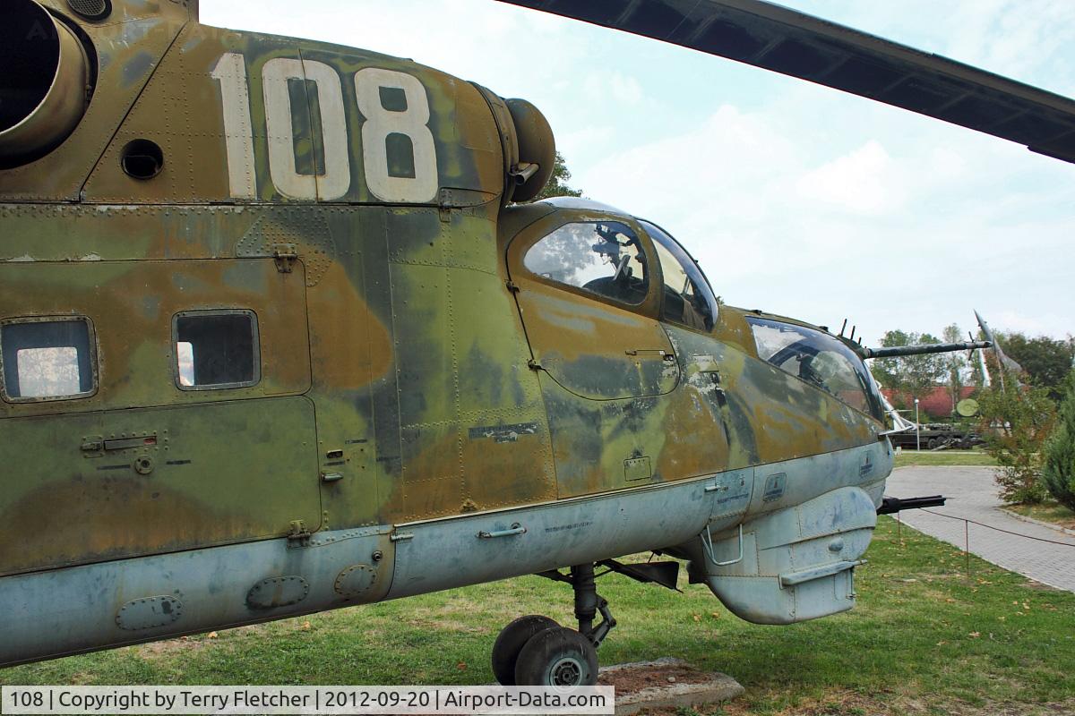 108, Mil Mi-24D Hind D C/N U5089, Exhibited at Military Museum in Sofia