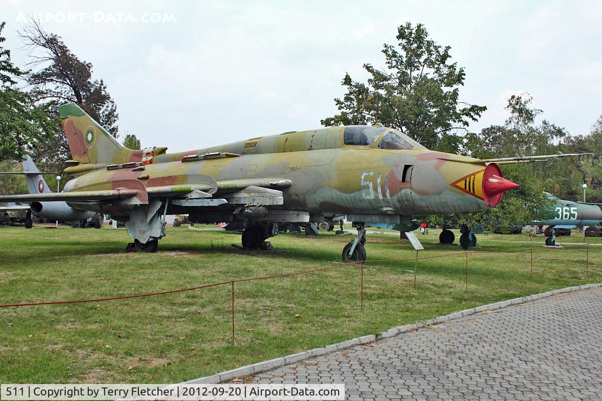 511, Sukhoi Su-22M-4 C/N 36511, Exhibited at Military Museum in Sofia