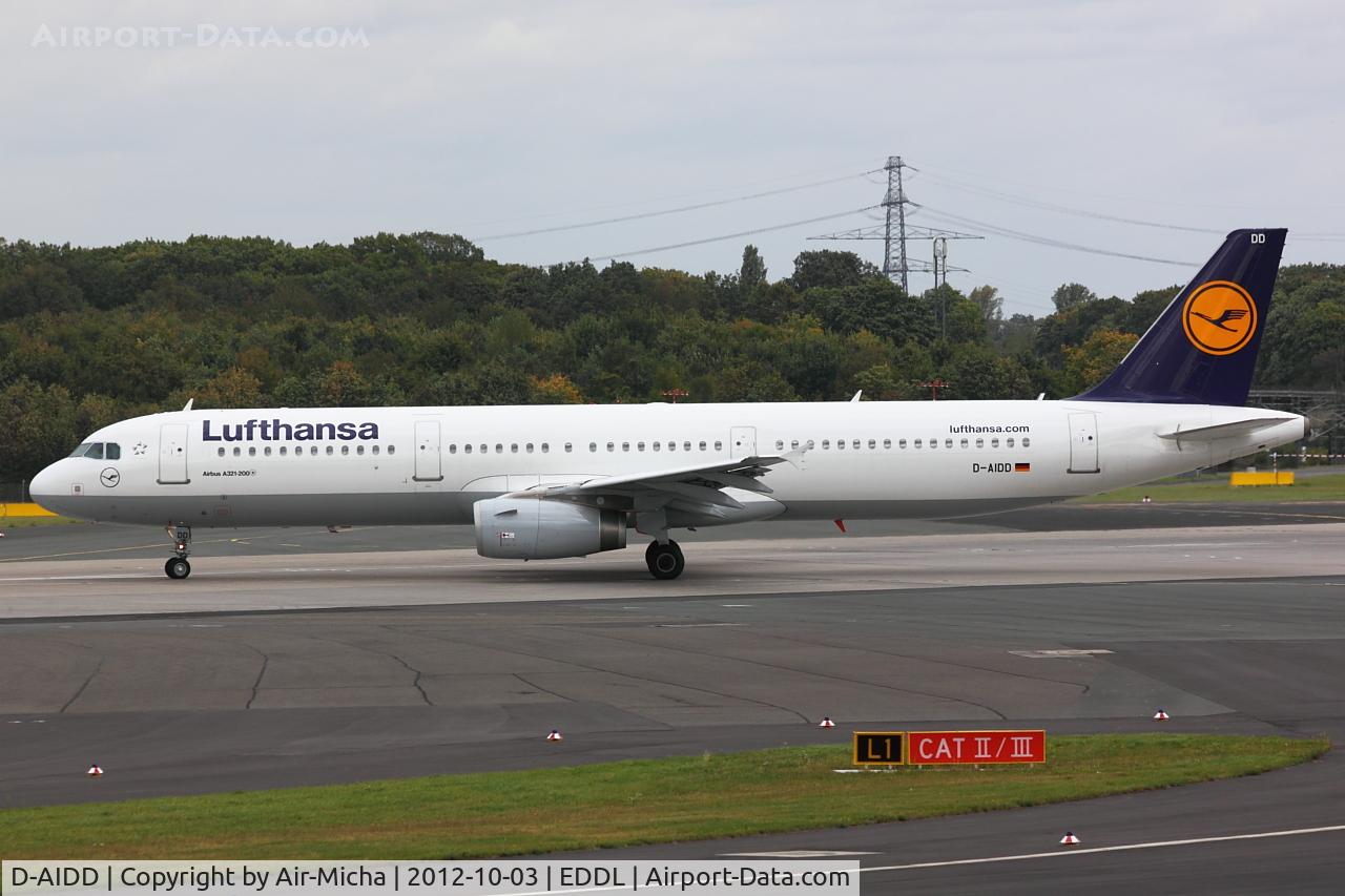 D-AIDD, 2010 Airbus A321-231 C/N 4585, Lufthansa, Airbus A321-231, CN: 4585