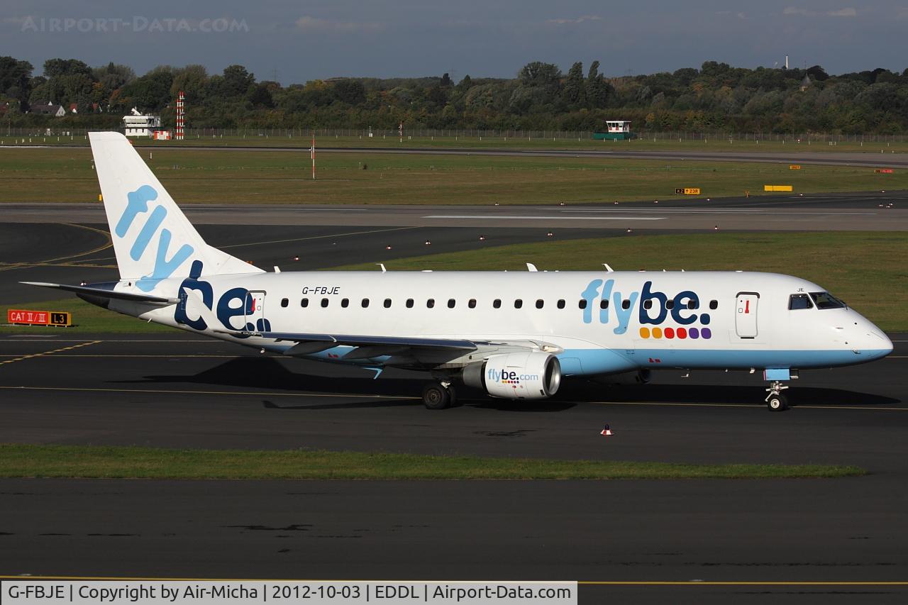 G-FBJE, 2012 Embraer 175STD (ERJ-170-200) C/N 17000336, Flybe, Embraer ERJ-175STD, CN: 17000336