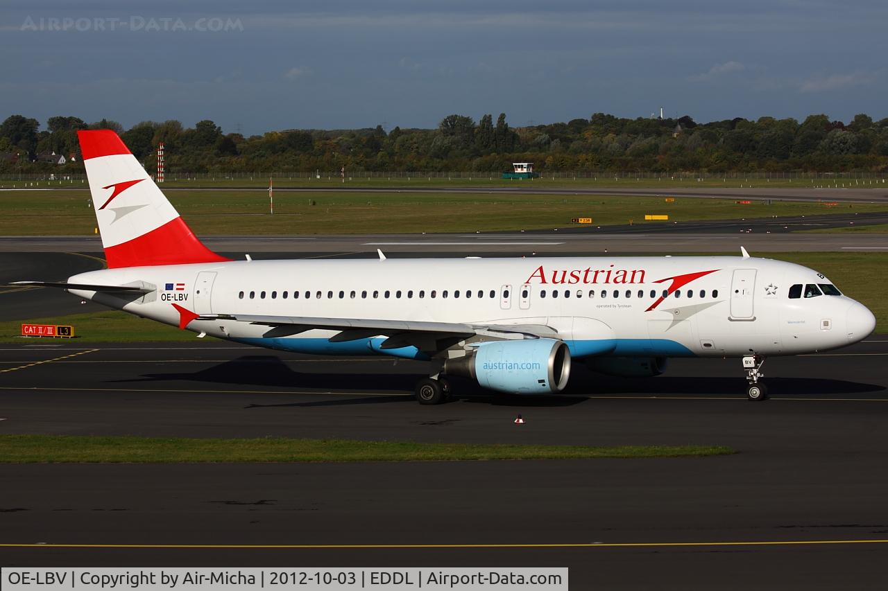 OE-LBV, 2000 Airbus A320-214 C/N 1385, Austrian Airlines, Airbus A320-214, CN: 1385, Name: Weinviertel
