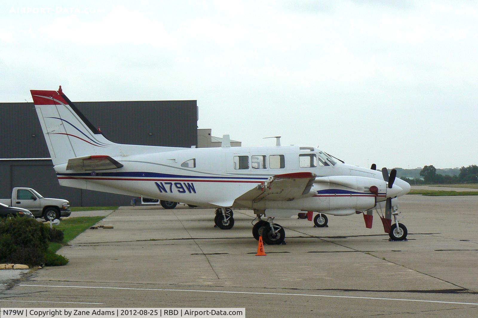 N79W, 1967 Beech 65-A90-1 C/N LM-77, Mosquito spraying aircraft in Dallas.