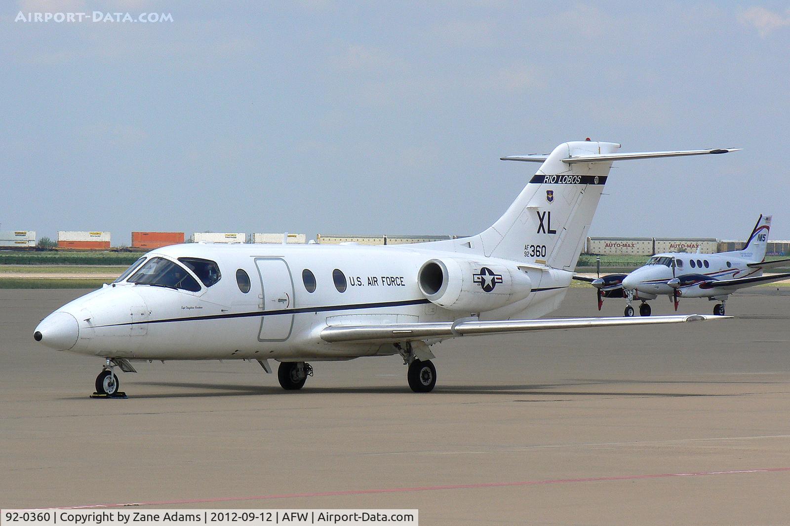 92-0360, 1992 Beechcraft T-1A Jayhawk C/N TT-74, At Alliance Airport - Fort Worth, TX