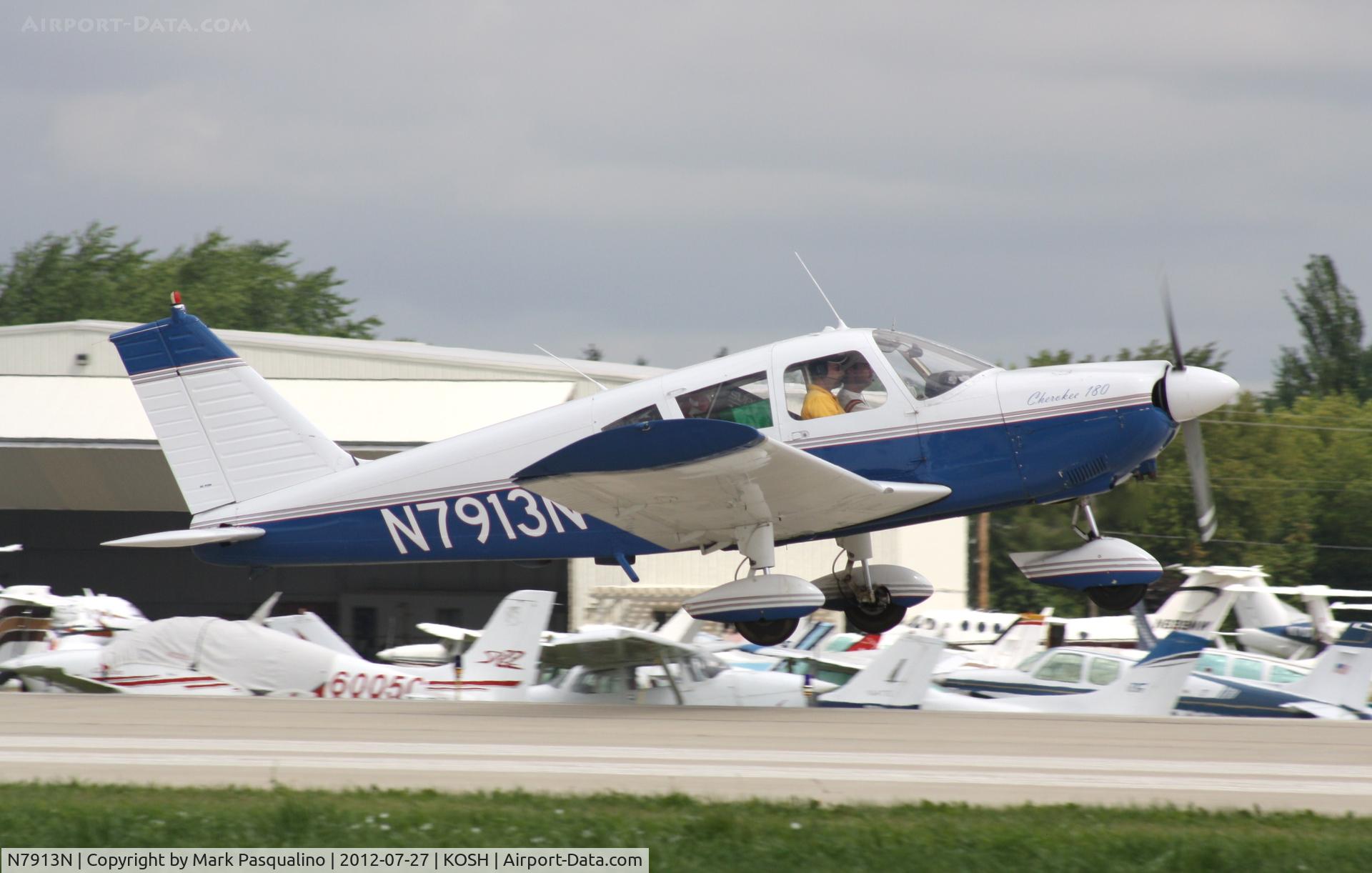 N7913N, 1969 Piper PA-28-180 Cherokee C/N 28-5325, Piper PA-28-180