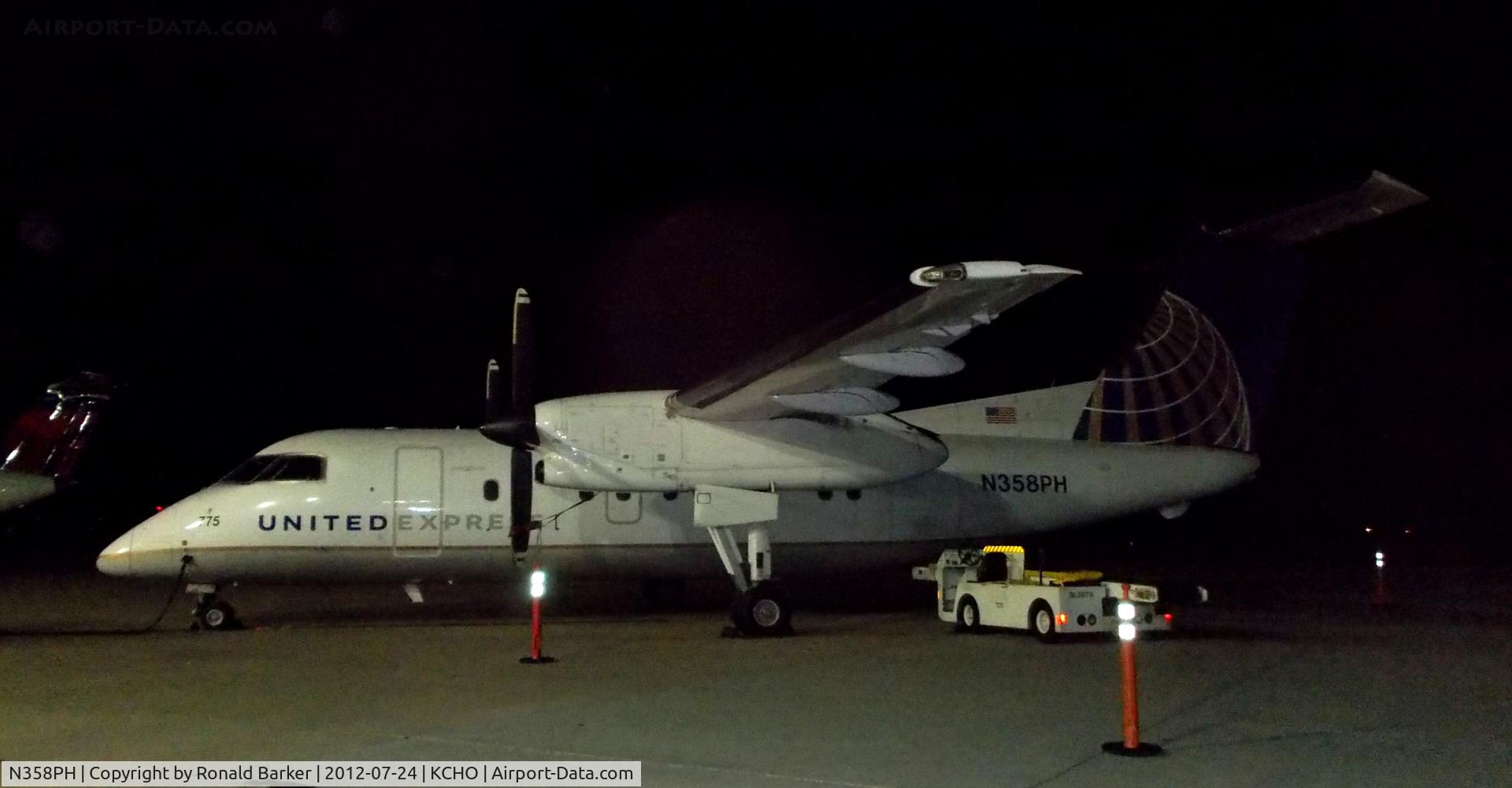 N358PH, 1998 De Havilland Canada DHC-8-202 Dash 8 C/N 506, CHO, VA