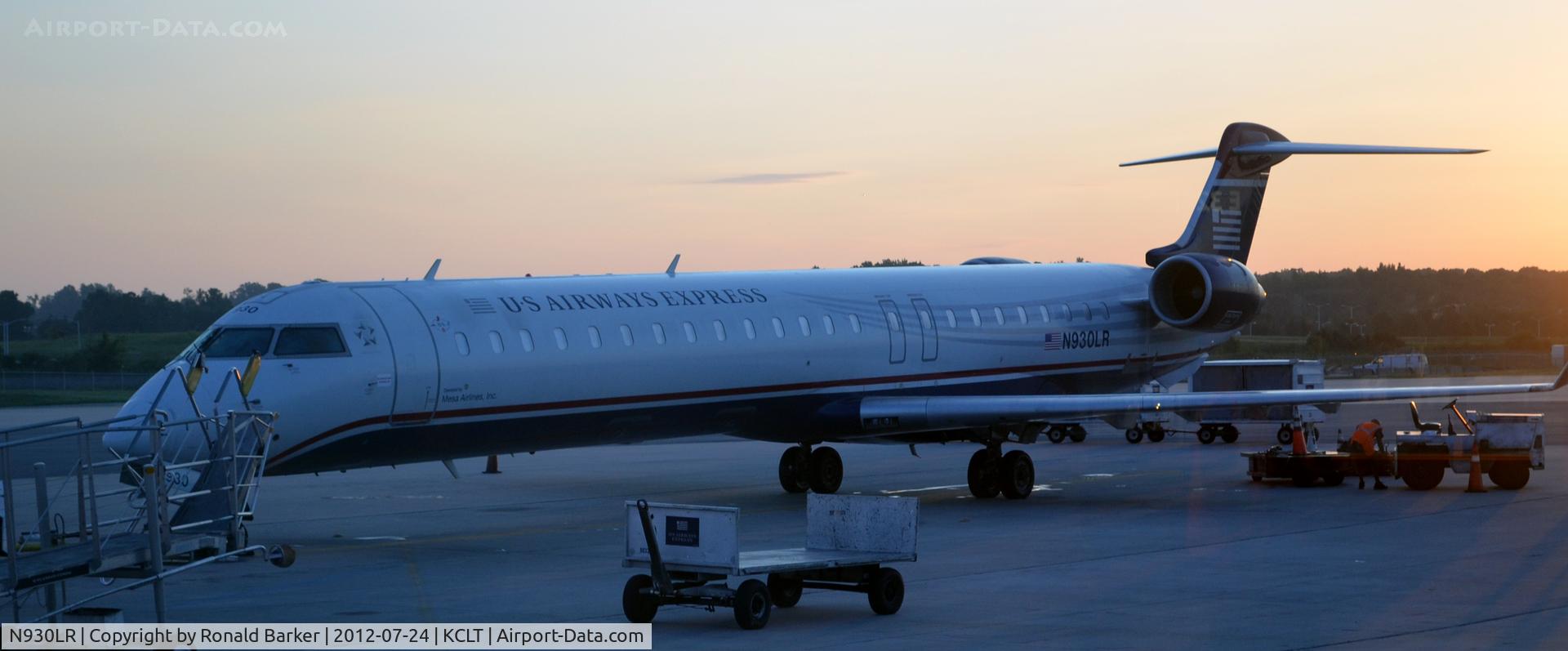 N930LR, 2005 Bombardier CRJ-900ER (CL-600-2D24) C/N 15030, CLT, NC