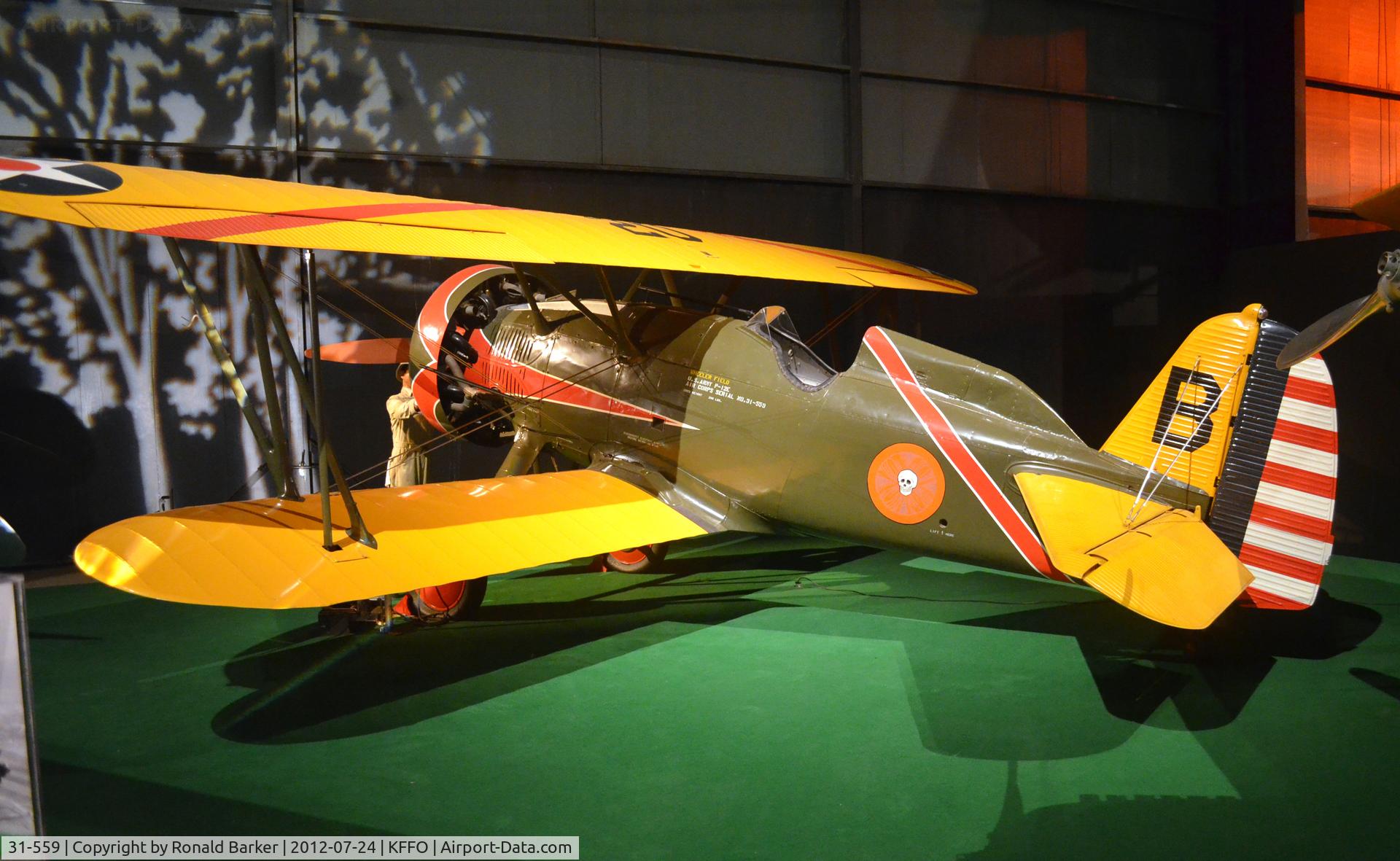 31-559, 1931 Boeing P-12E C/N 1488, AF Museum