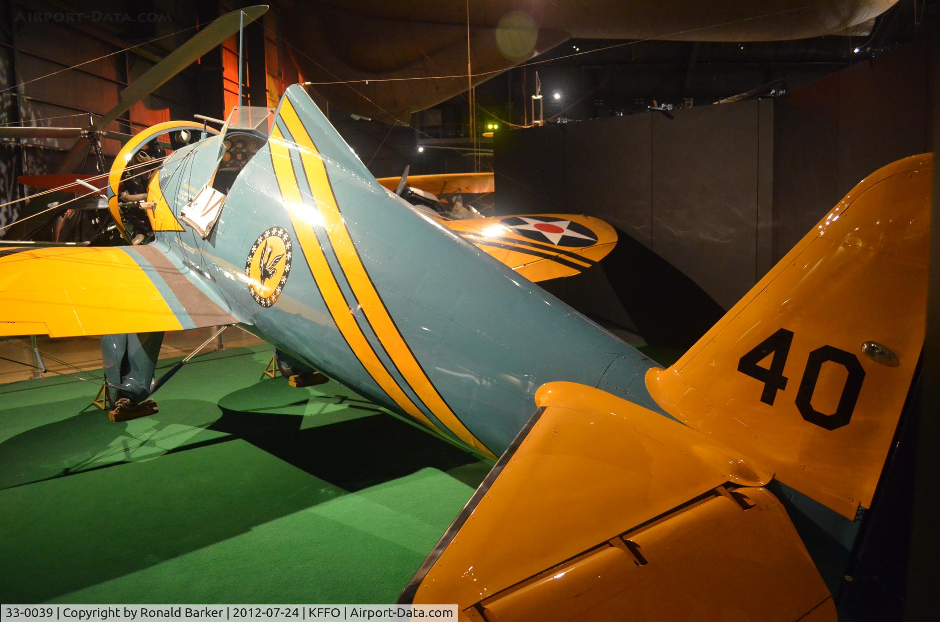 33-0039, 1933 Boeing P-26A Replica C/N 1815, AF Museum