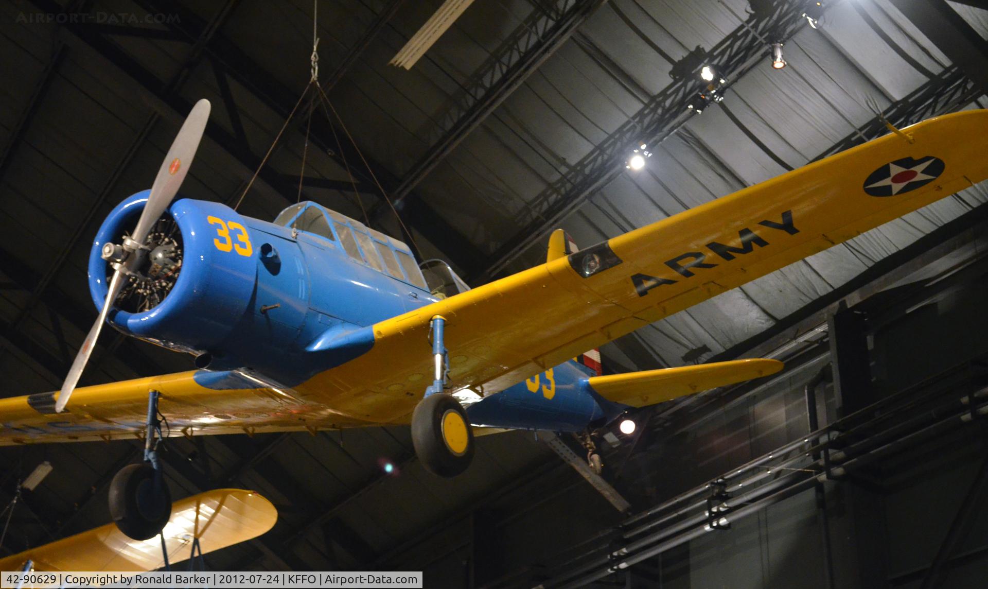 42-90629, 1942 Vultee BT-13B Valiant C/N 79-1706, AF Museum