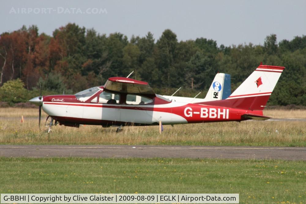 G-BBHI, 1972 Cessna 177RG Cardinal C/N 177RG0225, Ex: N1825Q > 5Y-ANX > G-BBHI - Originally owned into private hands in September 1973 and currently with a Trustee of, Cardinalsins Group since July 1991. De-registered as destroyed by the CAA January 2013.                              