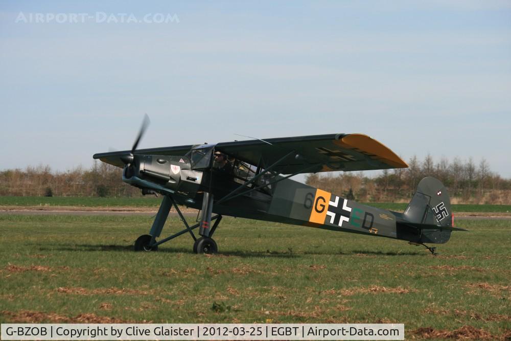 G-BZOB, 2004 Slepcev Storch C/N PFA 316-13592, Originally and currently in private hands. - In the colours of the, Luftwaffe.