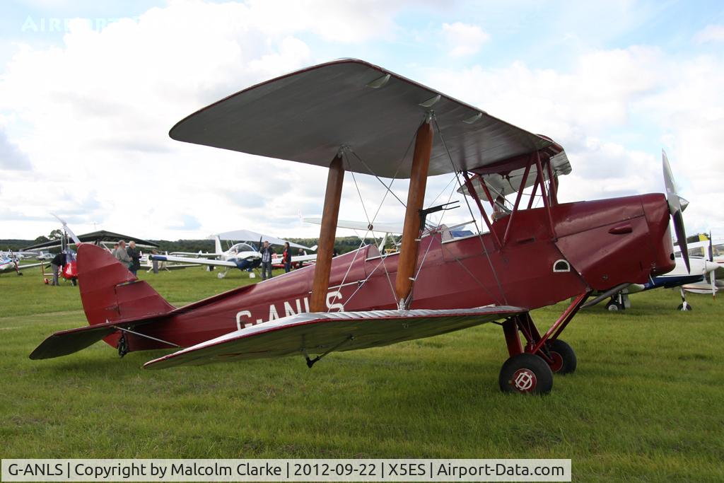 G-ANLS, 1944 De Havilland DH-82A Tiger Moth II C/N 85862, De Havilland DH-82A Tiger Moth II, Great North Fly-In, Eshott Airfield UK, September 2012.