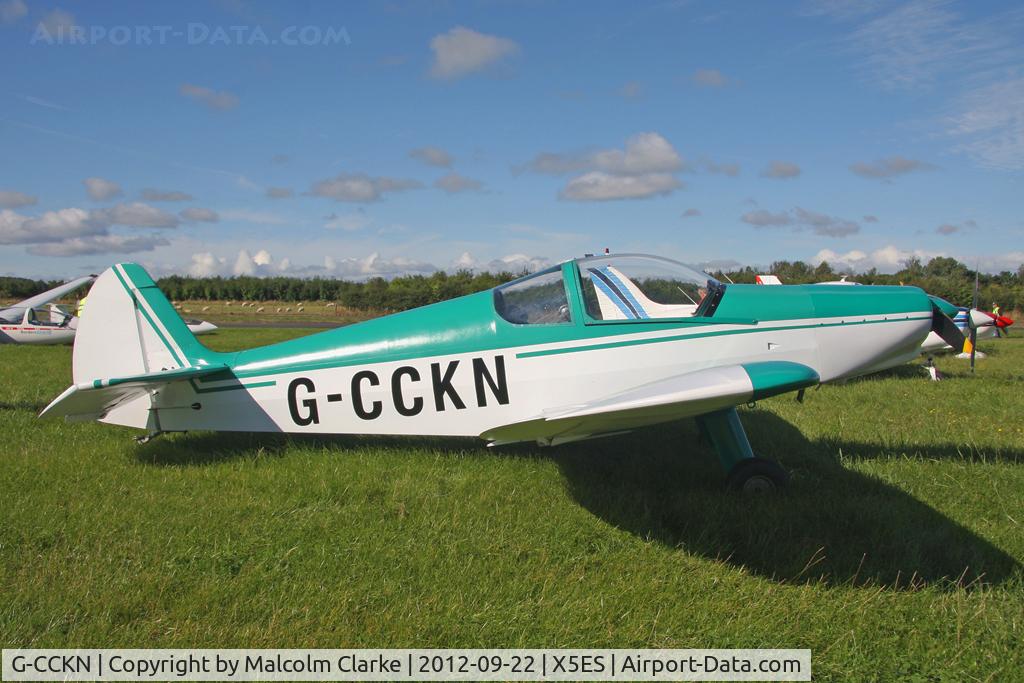 G-CCKN, 2006 Nicollier HN-700 Menestrel II C/N PFA 217-13943, Nicollier HN-700 Menestrel II, Great North Fly-In, Eshott Airfield UK, September 2012.