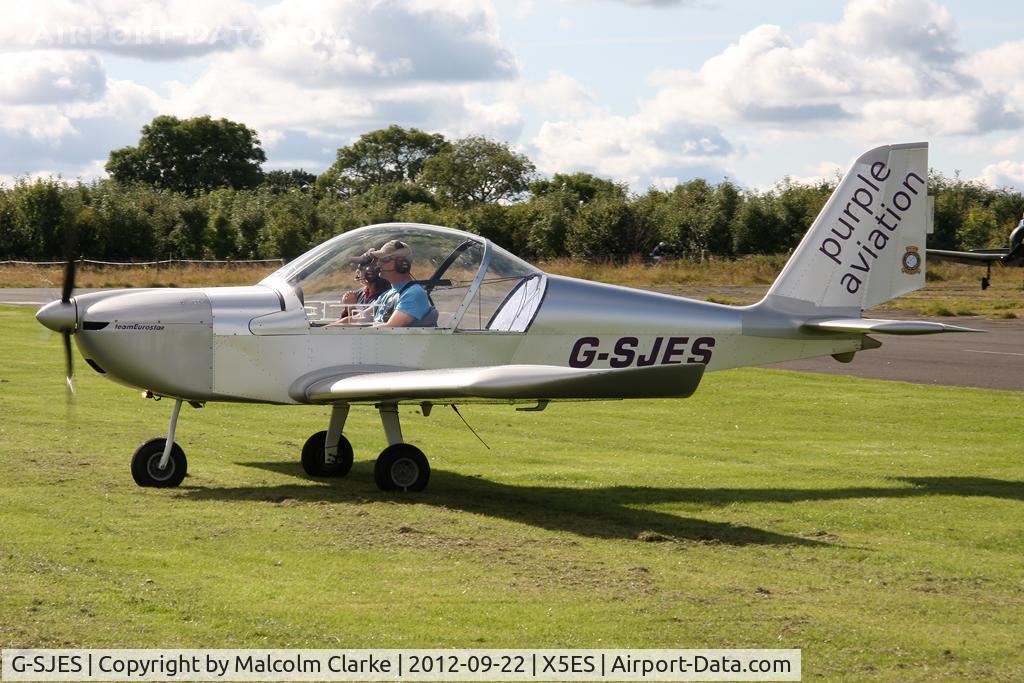G-SJES, 2007 Cosmik EV-97 TeamEurostar UK C/N 2918, Cosmik EV-97 TeamEurostar UK, Great North Fly-In, Eshott Airfield UK, September 2012.