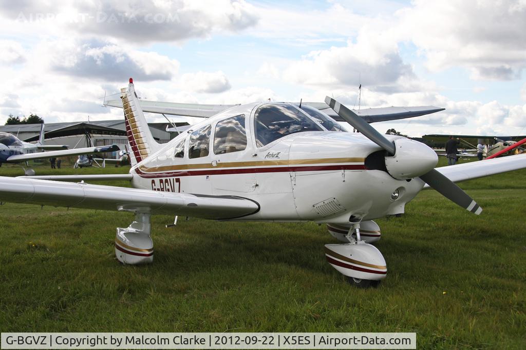 G-BGVZ, 1979 Piper PA-28-181 Cherokee Archer II C/N 28-7990528, Piper PA-28-181 Cherokee Archer II, Great North Fly-In, Eshott Airfield UK, September 2012.