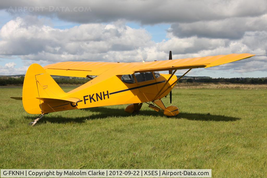 G-FKNH, 1948 Piper PA-15 Vagabond Vagabond C/N 15-291, Piper PA-15 Vagabond, Great North Fly-In, Eshott Airfield UK, September 2012.
