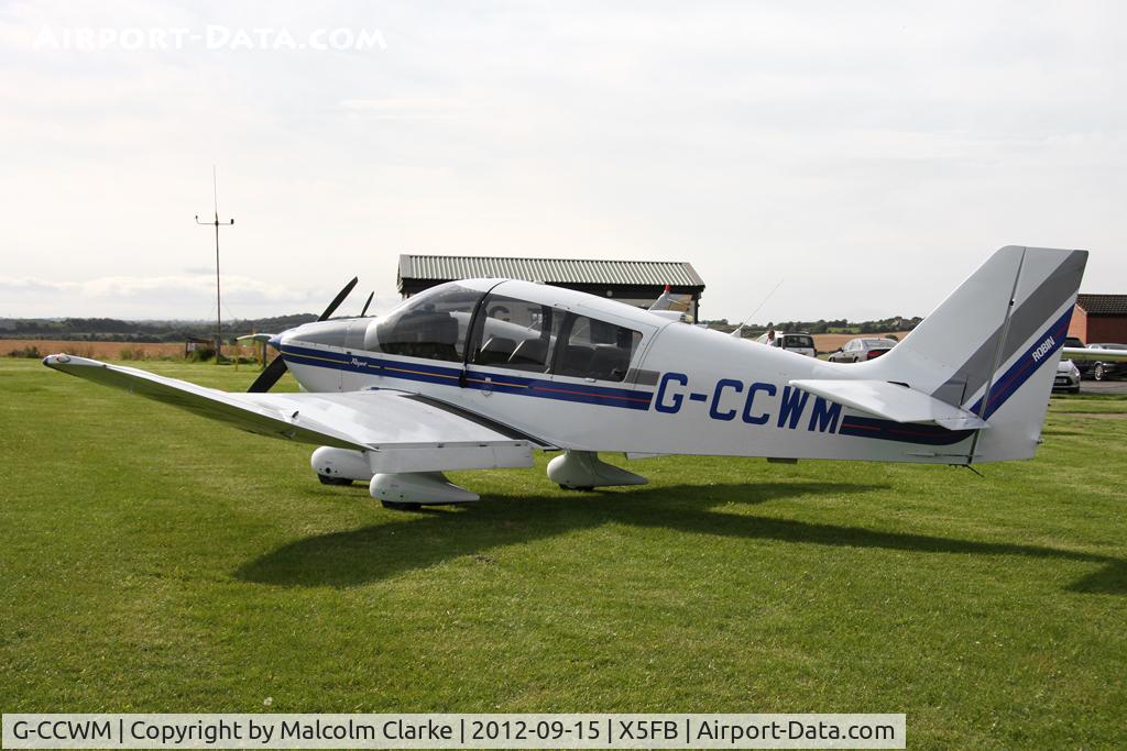 G-CCWM, 2000 Robin DR-400-180 Regent Regent C/N 2457, Robin DR-400-180 Regent, Fishburn Airfield UK, September 2012.