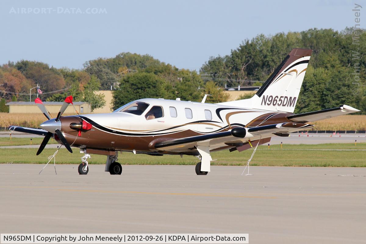 N965DM, Socata TBM-700 C/N 527, Ryder Cup visitor