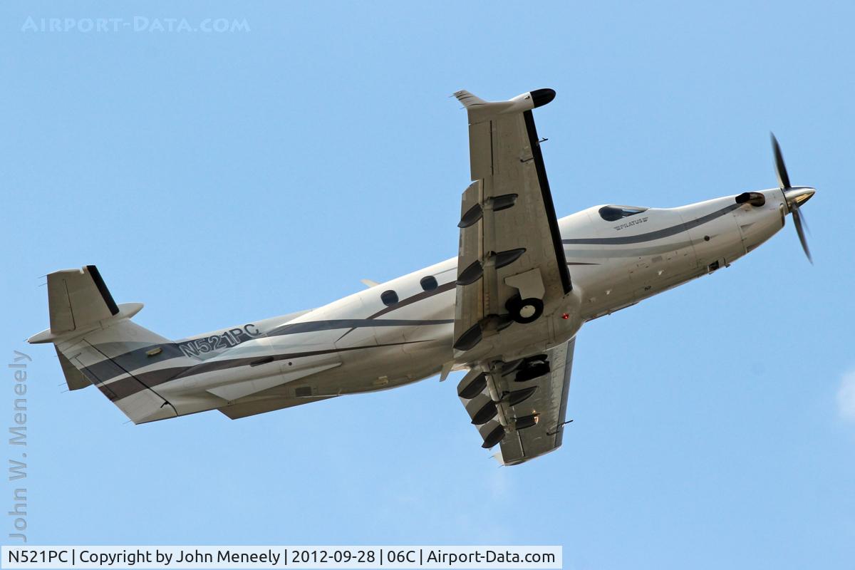 N521PC, 2003 Pilatus PC-12/45 C/N 521, climbing out