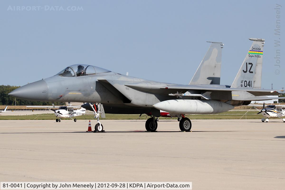 81-0041, 1981 McDonnell Douglas F-15C Eagle C/N 0789/C224, 