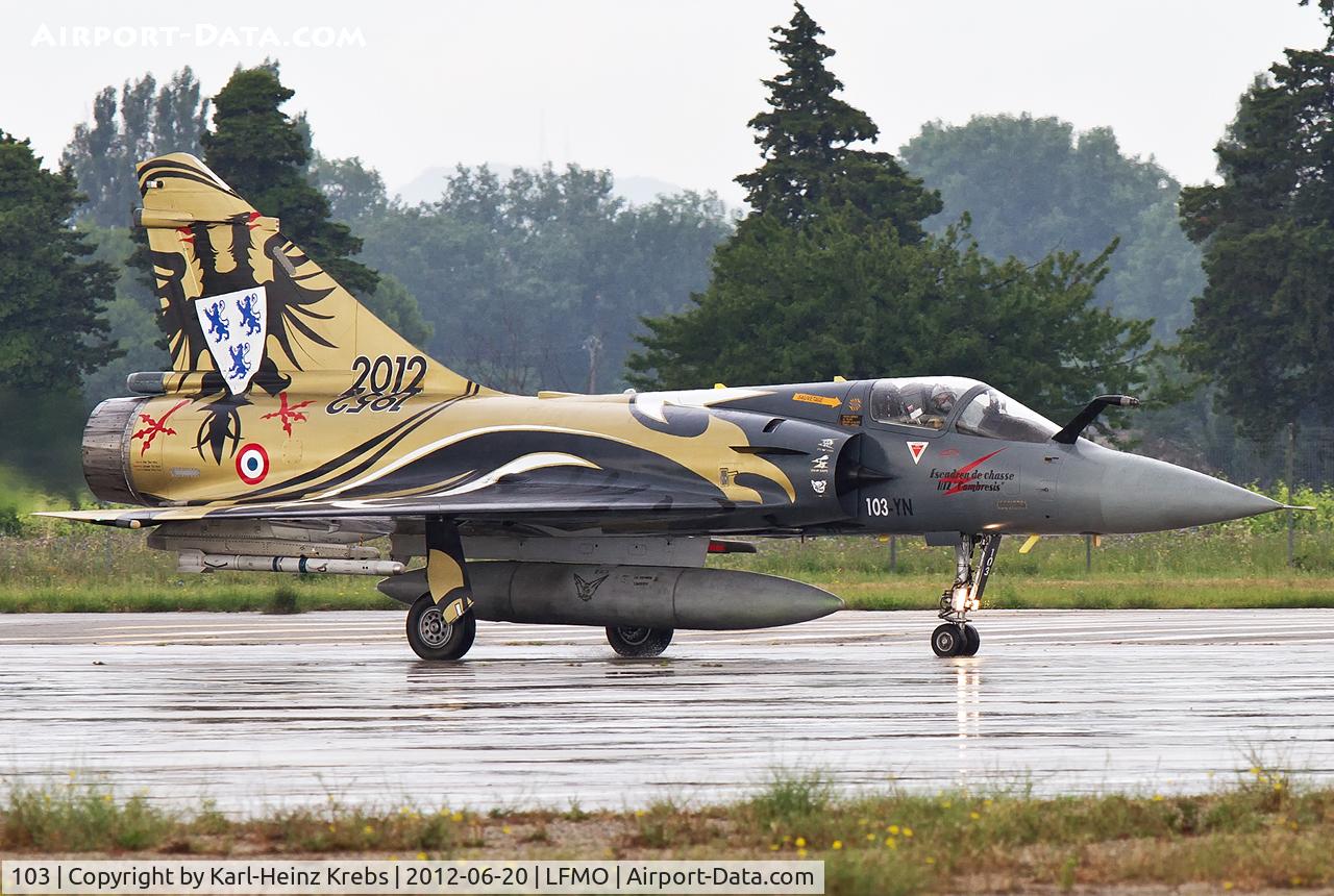 103, Dassault Mirage 2000C C/N 367, 103 / 103-YN - France - Air Force
Dassault Mirage 2000C
