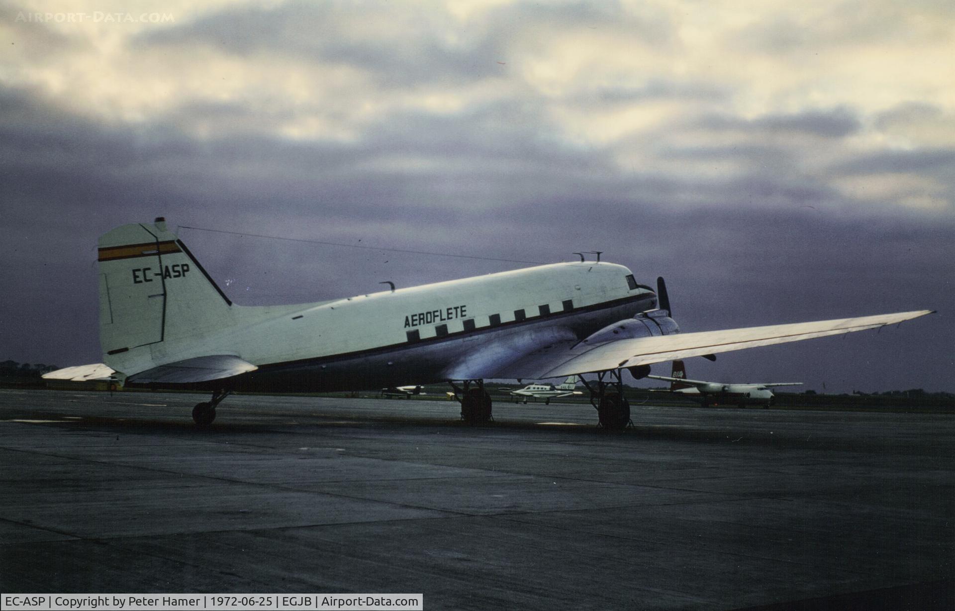 EC-ASP, 1944 Douglas C-47 Dakota 3 C/N 26980, Guernsey