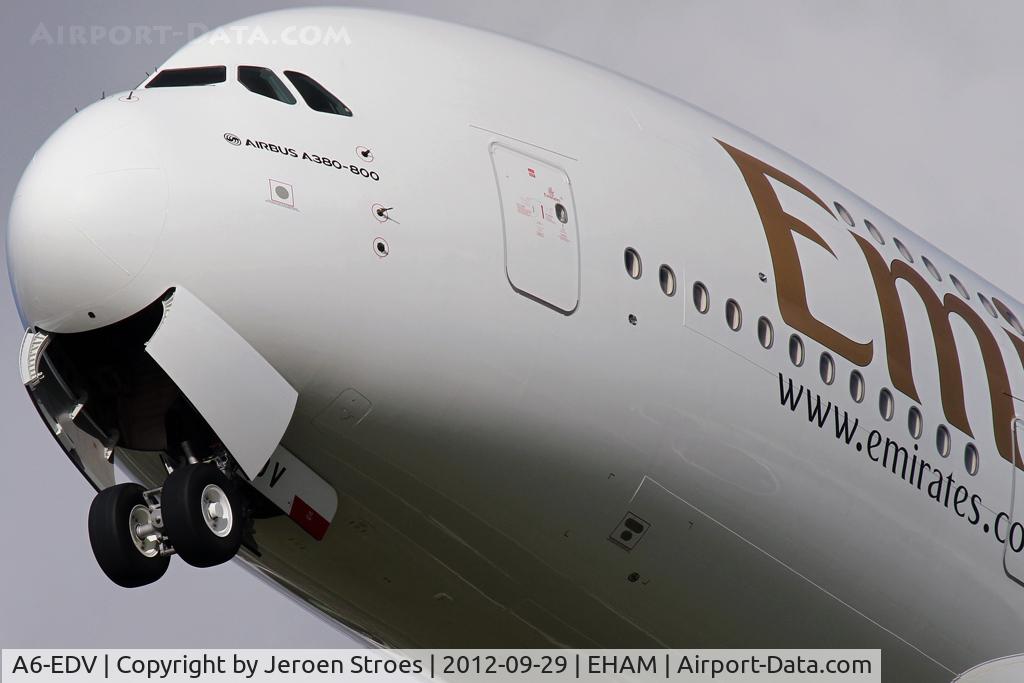 A6-EDV, 2011 Airbus A380-861 C/N 101, @schiphol