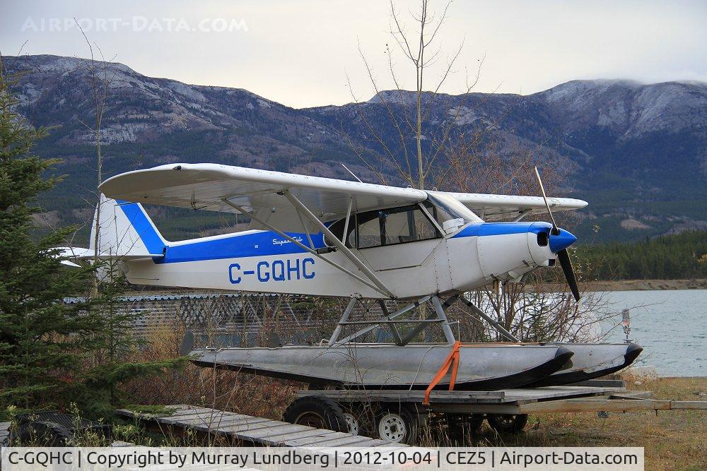 C-GQHC, 1977 Piper PA-18-150 Super Cub C/N 187709113, On a trailer beside Schwatka Lake, Whitehorse, Yukon