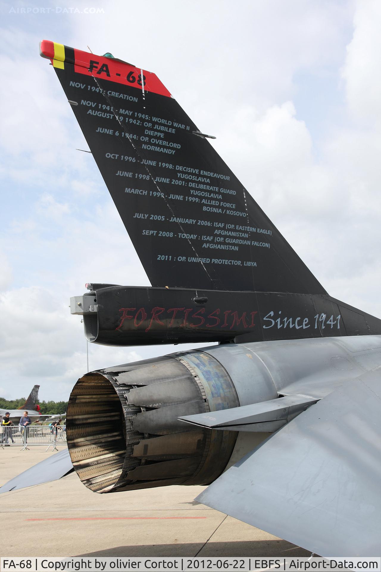 FA-68, SABCA F-16AM Fighting Falcon C/N 6H-68, the other side