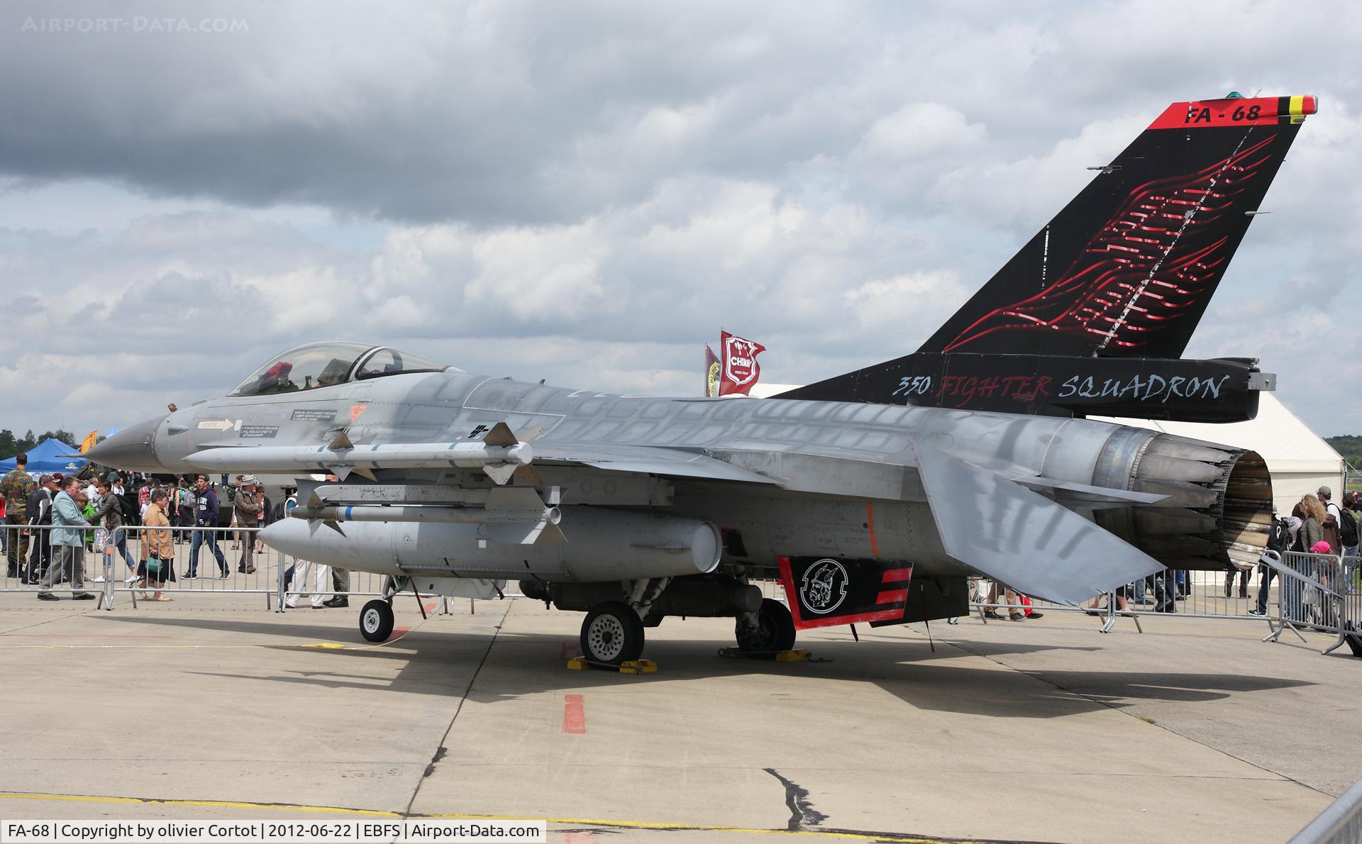 FA-68, SABCA F-16AM Fighting Falcon C/N 6H-68, nice weathering effect on the fuselage