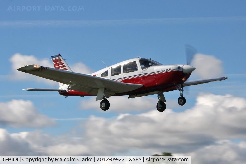 G-BIDI, 1978 Piper PA-28R-201 Cherokee Arrow III C/N 28R-7837135, Piper PA-28R-201 Cherokee Arrow, Great North Fly-In, Eshott Airfield UK, September 2012.