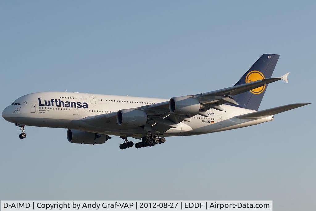 D-AIMD, 2010 Airbus A380-841 C/N 048, Lufthansa A380