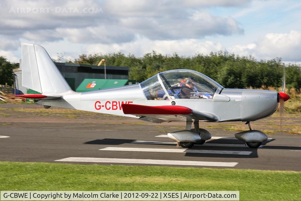 G-CBWE, 2002 Aerotechnik EV-97 Eurostar C/N PFA 315-13958, Aerotechnik EV-97 Eurostar, Great North Fly-In, Eshott Airfield UK, September 2012.
