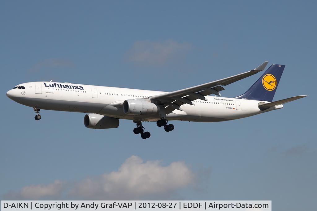 D-AIKN, 2008 Airbus A330-343X C/N 922, Lufthansa A330-300