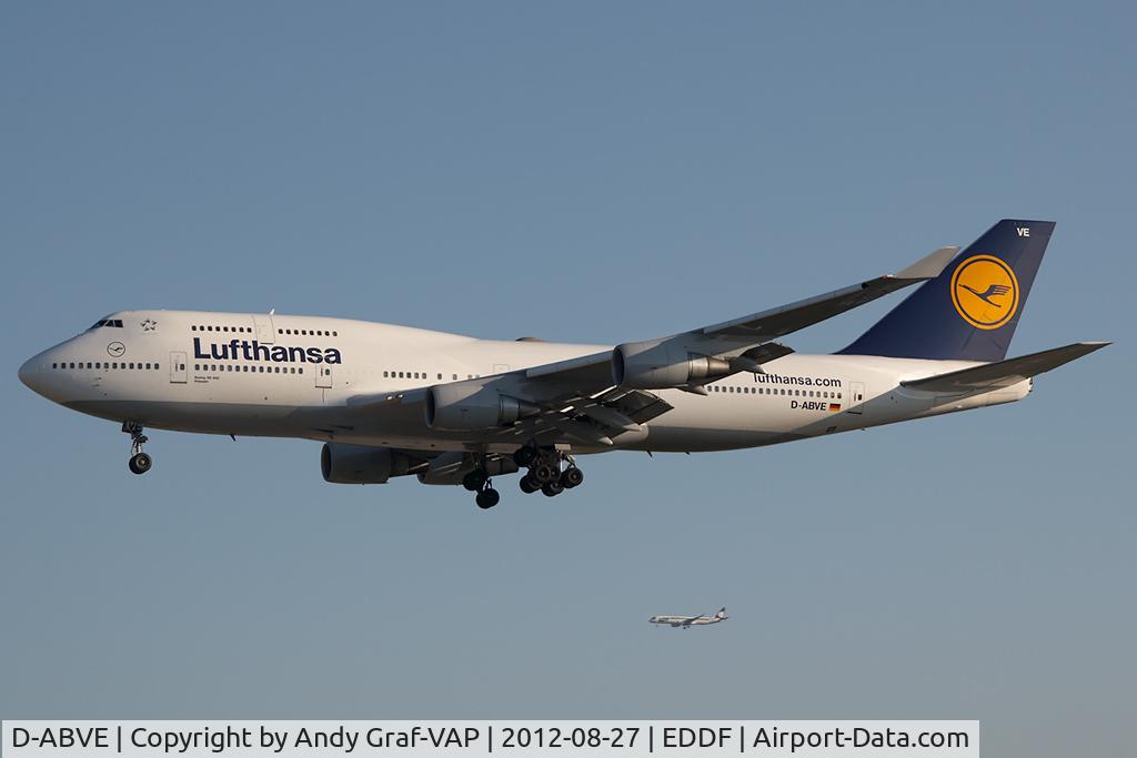D-ABVE, 1990 Boeing 747-430 C/N 24741, Lufthansa 747-400