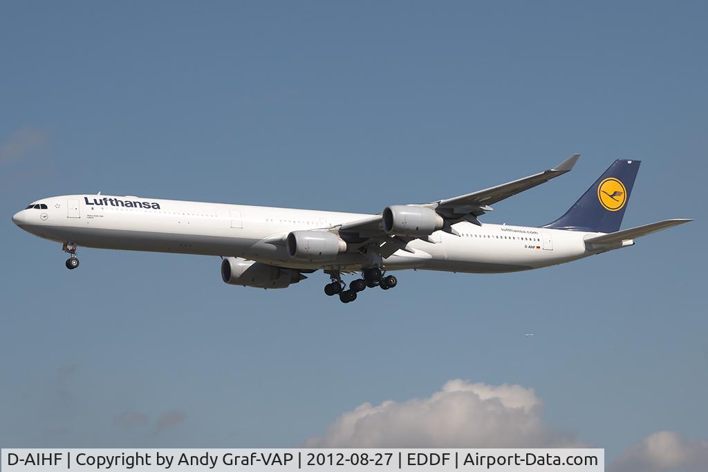 D-AIHF, 2003 Airbus A340-642 C/N 543, Lufthansa A340-600
