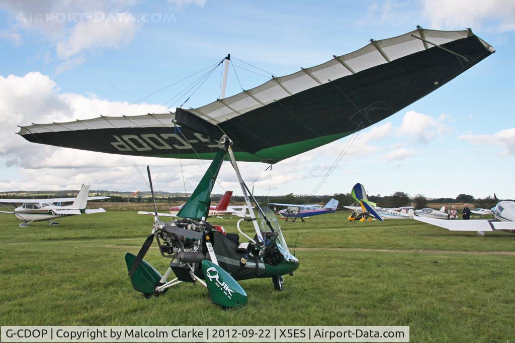 G-CDOP, 2005 P&M Aviation Pegasus Quik C/N 8129, P And M Aviation Pegasus Quik, Great North Fly-In, Eshott Airfield UK, September 2012.