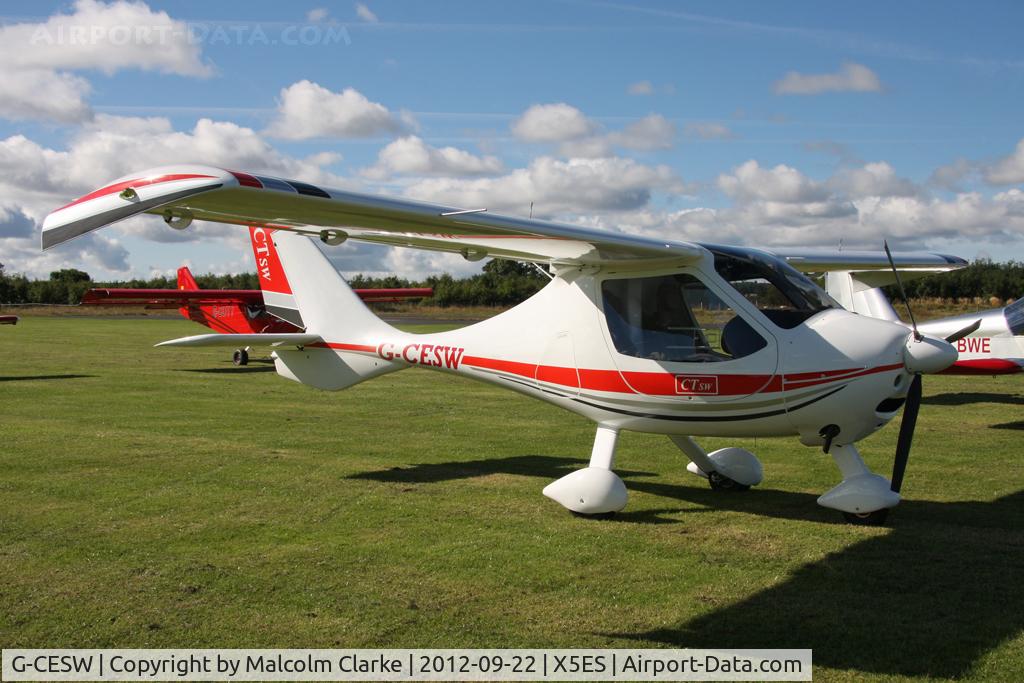 G-CESW, 2007 Flight Design CTSW C/N 8296, Flight Design CTSW, Great North Fly-In, Eshott Airfield UK, September 2012.