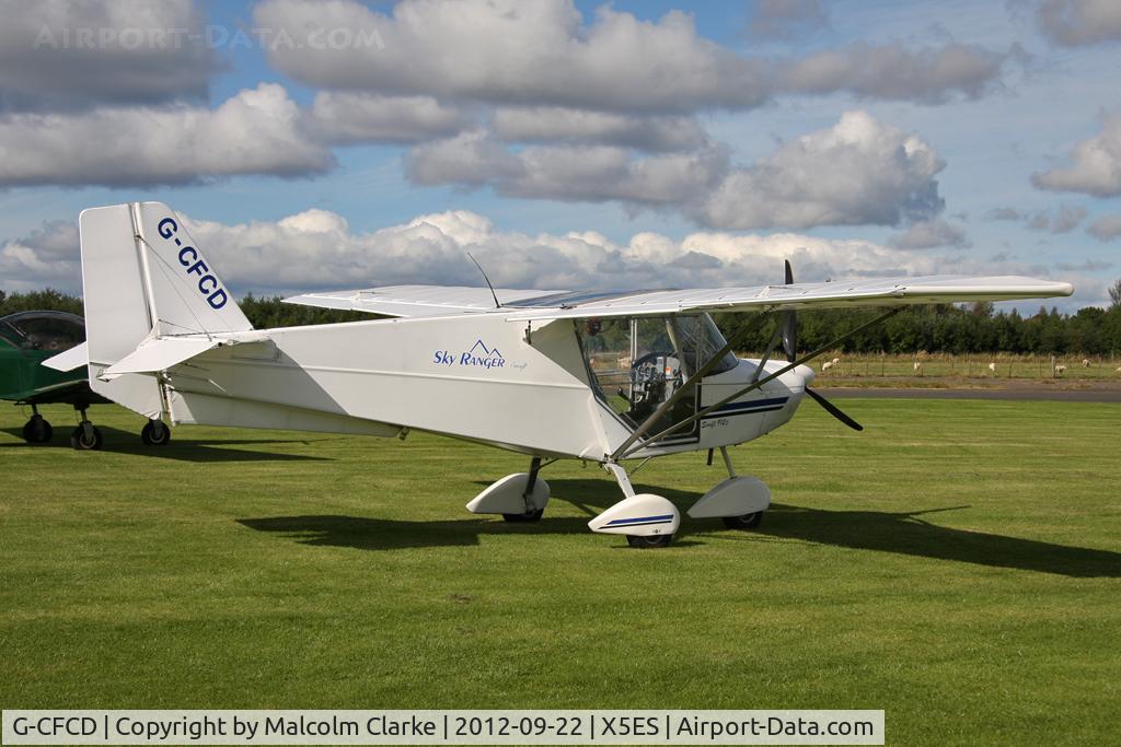 G-CFCD, 2007 Skyranger Swift 912S(1) C/N BMAA/HB/554, Skyranger Swift 912S(1), Great North Fly-In, Eshott Airfield UK, September 2012.