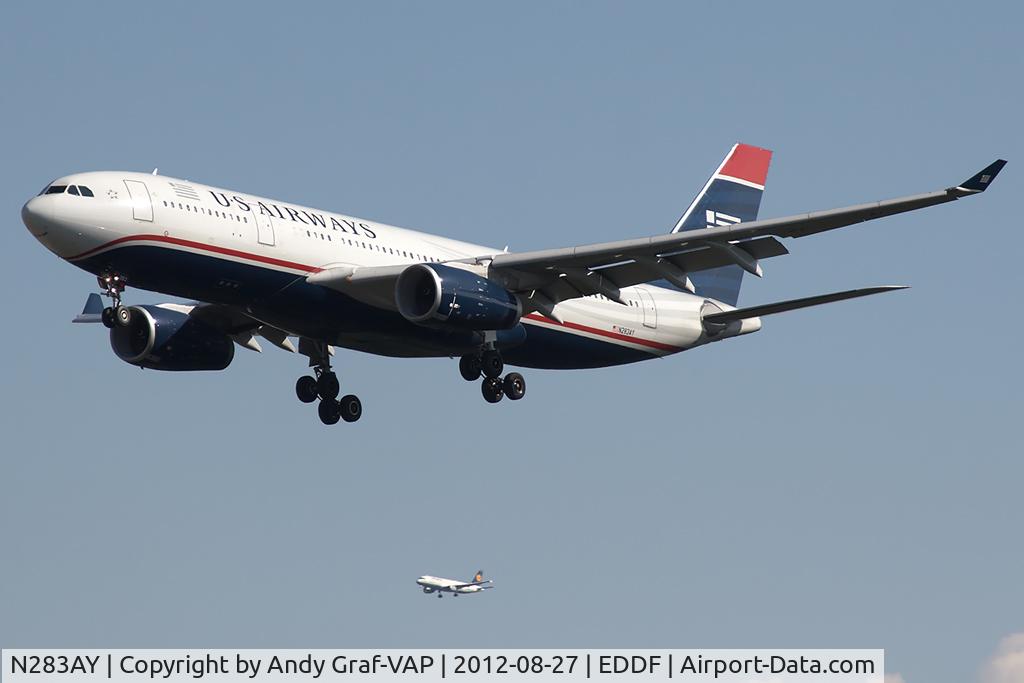 N283AY, 2009 Airbus A330-243 C/N 1076, US Airways A330-200