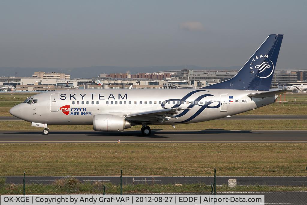 OK-XGE, 1992 Boeing 737-55S C/N 26543, CSA 737-500