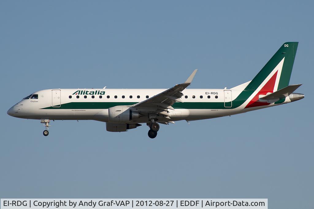 EI-RDG, 2012 Embraer 175LR (ERJ-170-200LR) C/N 17000338, Alitalia EMB170