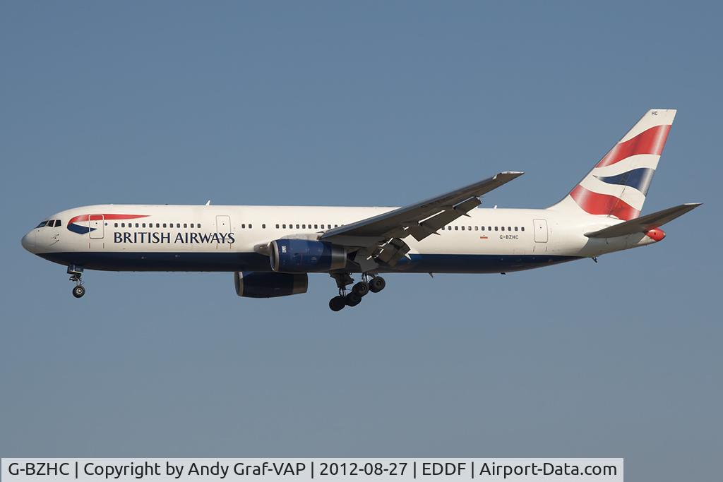 G-BZHC, 1998 Boeing 767-336 C/N 29232, British Airways 767-300