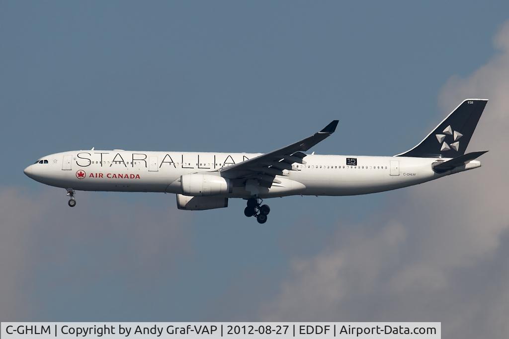 C-GHLM, 2001 Airbus A330-343 C/N 0419, Air Canada A330-300